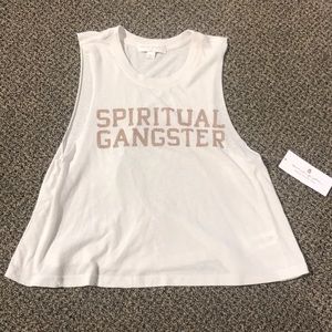 Spiritual Gangster Varsity Crop